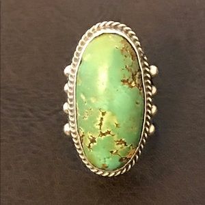 •SOLD•Native American Turquoise silver ring